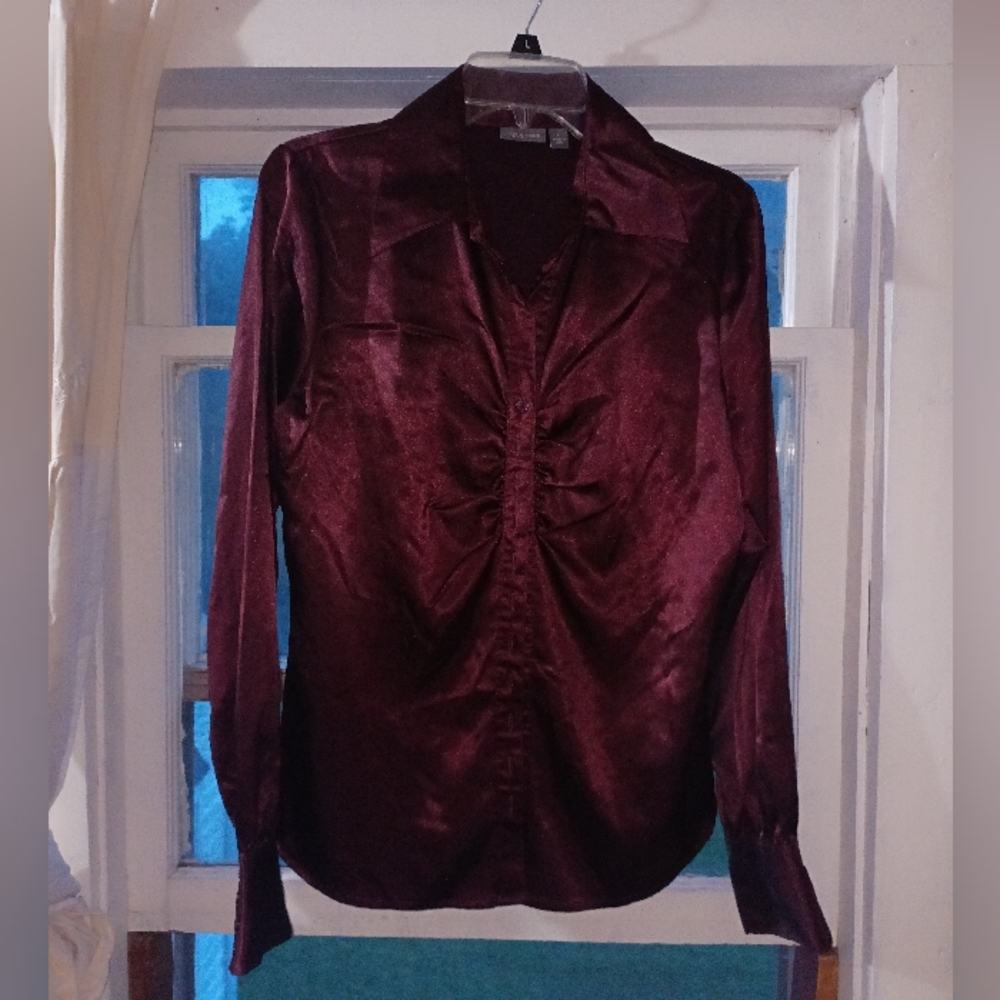 Burgundy Blouse